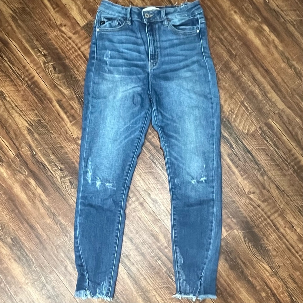 KanCan Women’s High Rise Skinny Ankle Jeans, Size 7/27